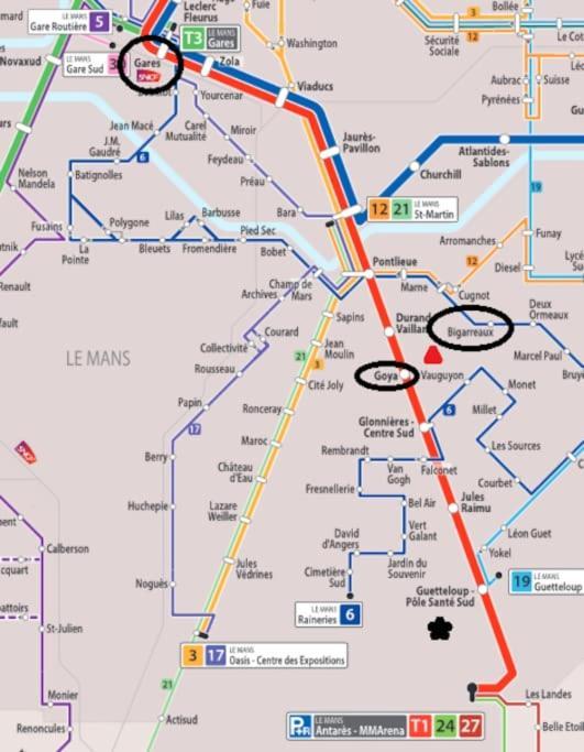 Maison 4 Chambres 12 Pers A 2,8Km Du Circuit Et Proche Bouleries Jump Le Mans Eksteriør bilde